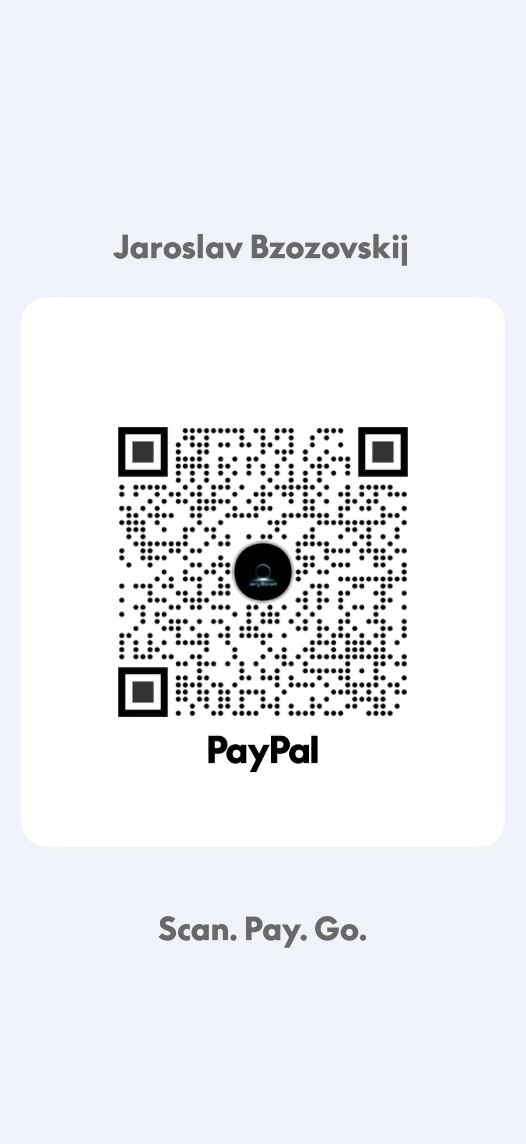 PayPal support QR code
